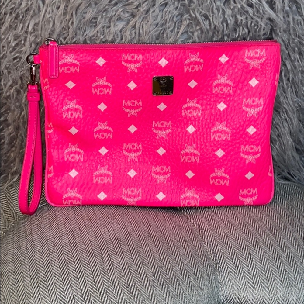 Mcm wristlet
